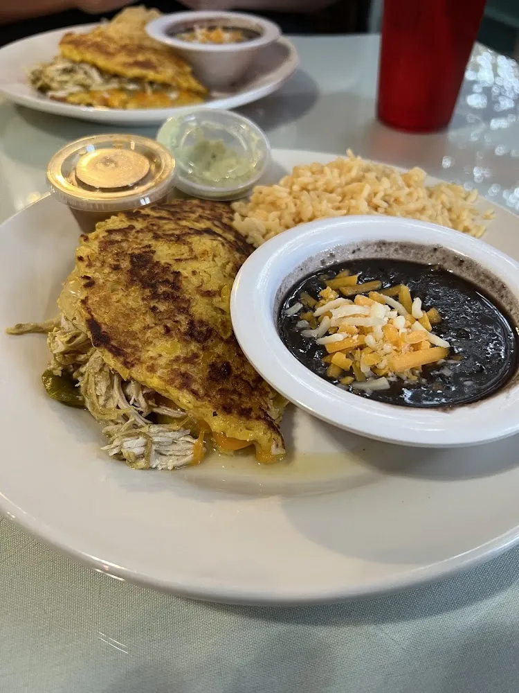 Chicken Cachapa Dinner